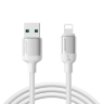 Кабель JoyRoom S-A62 Lively Series 3A Fast Charging Data Cable (USB-A to L) 1.2m-White