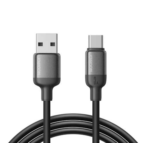 Кабель JoyRoom S-A62 Lively Series 3A Fast Charging Data Cable (USB-A to Type-C) 1.2m-Black