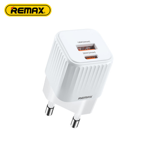 Сетевой адаптер Remax RP-U2 20W PD Mini Fast Charger EU - White