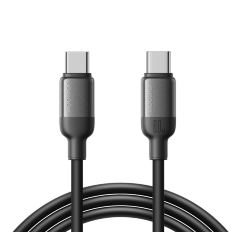Кабель JoyRoom S-A62 Lively Series 60W Fast Charging Data Cable (Type-C to Type-C) 1.2m-Black
