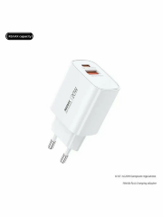 Сетевое зарядное устройство Remax GaN fast charger(U187-AC20W) EU - White