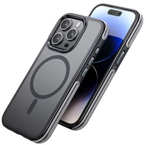 Чехол Hoco AS5 19ft anti-fall flexible airbag magnetic case for iPhone 15 ProMax - Черный