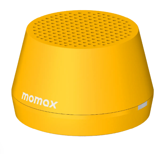 Портативная Bluetooth-колонка MOMAX 1-Vibe Go Lite Magnetic Wireless Speaker(BS8Y) - Yellow