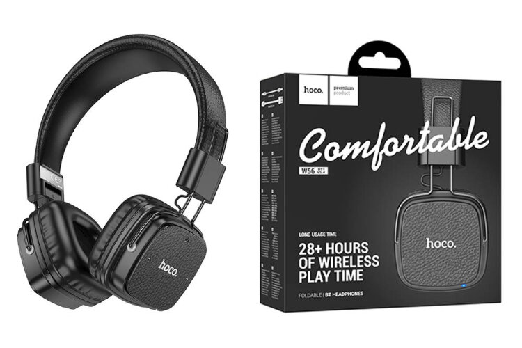 Наушники Hoco W56 Earl BT headphones - Black