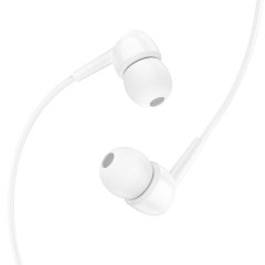Наушники Hoco M99 Celestial universal earphones with microphone - White