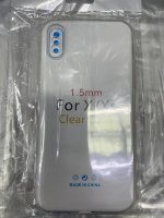 Чехол обычный прозрачный для Iphone X/XS