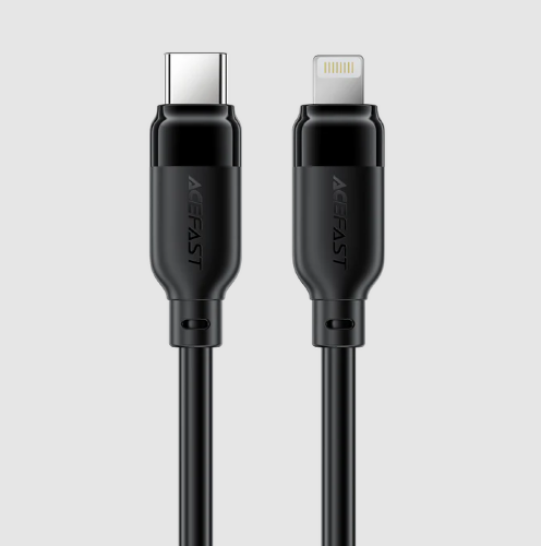 Кабель ACEFAST C16-01 USB-C to L TPU charging data cable, Black