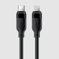Кабель ACEFAST C16-01 USB-C to L TPU charging data cable, Black