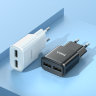 Зарядка hoco C88A Star round dual port charger set (Type-C) (EU) - Белый