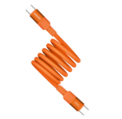 Кабель MOMAX DC35M (USB-C to USB-C)100W Magnetic Cable 1M - Orange