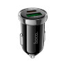 Автомобильное ЗУ hoco Z44 Leading PD20W+QC3.0 car charger - Black