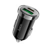 Автомобильное ЗУ hoco Z44 Leading PD20W+QC3.0 car charger - Black