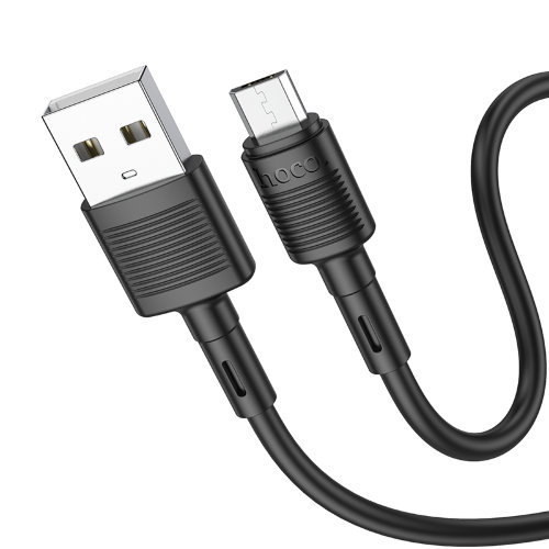 Кабель Hoco X83 Micro Victory charging data cable - Black