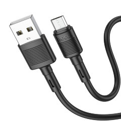 Кабель Hoco X83 Micro Victory charging data cable - Black