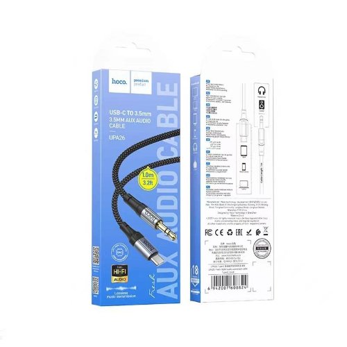 Аудиопереходник Hoco UPA26 fresh digital audio coversaion cable Type-c - Черный
