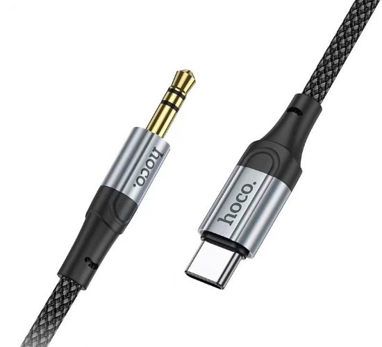 Аудиопереходник Hoco UPA26 fresh digital audio coversaion cable Type-c - Черный