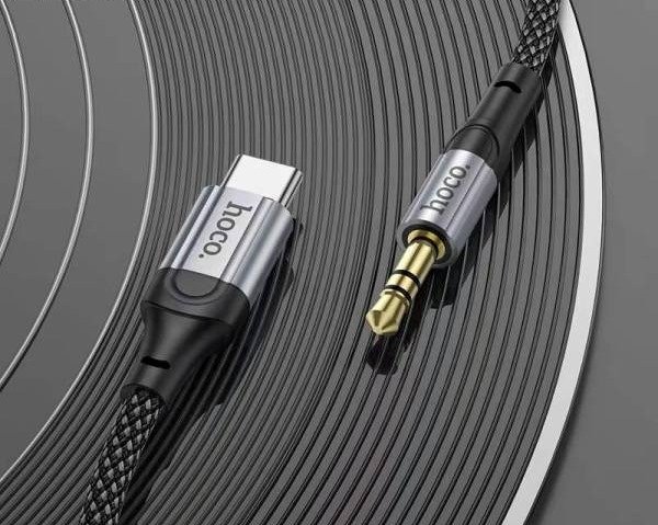 Аудиопереходник Hoco UPA26 fresh digital audio coversaion cable Type-c - Черный