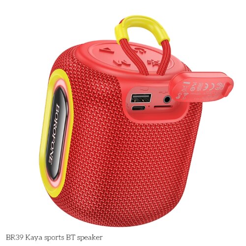 Колонка BOROFONE BR39 Kaya Sports BT Speaker - Red