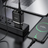 Сетевой адаптер hoco N4 Aspiring dual port charger set (for Micro) (EU) - Черный