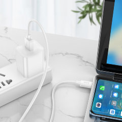 Кабель Hoco X96 hyper 100W charging data cable type-c - White