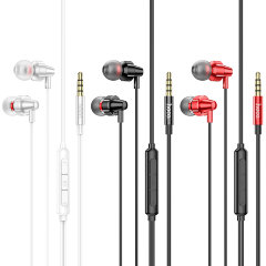 Наушники hoco M90 Delight wire-controlled earphones with microphone - Black