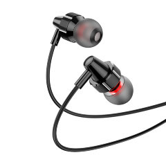 Наушники hoco M90 Delight wire-controlled earphones with microphone - Black