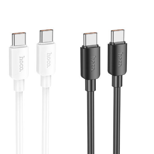 Кабель Hoco X96 hyper 100W fast charging data cable type-c to type-c - White