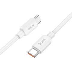 Кабель Hoco X96 hyper 100W fast charging data cable type-c to type-c - White