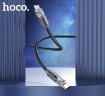 Кабель Hoco U122 Lantern transparent discovery edition 60W charging data cable Type-c to Type-c - Черный