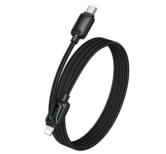 Кабель HOCO U146 Mundo charging data cable IP - Black