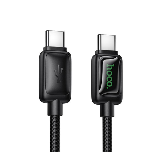 Кабель HOCO U146 Mundo 60W charging data cable Type-C to Type-C - Black