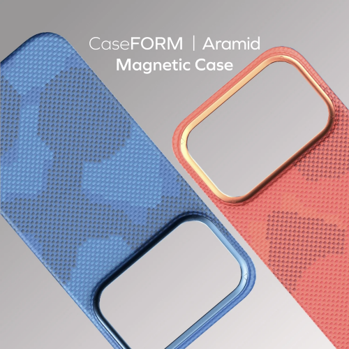 Чехол MOMAX MKAP25MB Phone case For IP 17 Pro Aramid Magnetic case - Blue