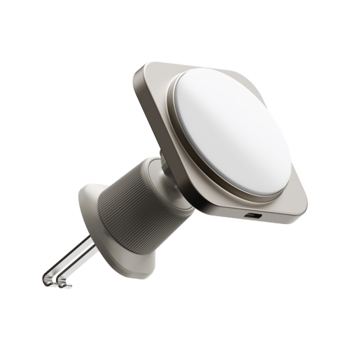 Настольная подтсавка MOMAX Q2.Mag Mount Magnetic Wireless Charging Car Mount (CM32L) Natural Titanium