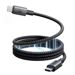 Кабель JOYROOM S-A65 MagEase Series 30W Magnetic Self-Winding fast Charging Data Cable (Type-c to L) 1.2M - Black