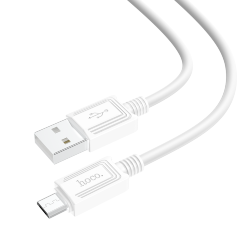 Кабель Hoco X73 Micro charging data cable - White