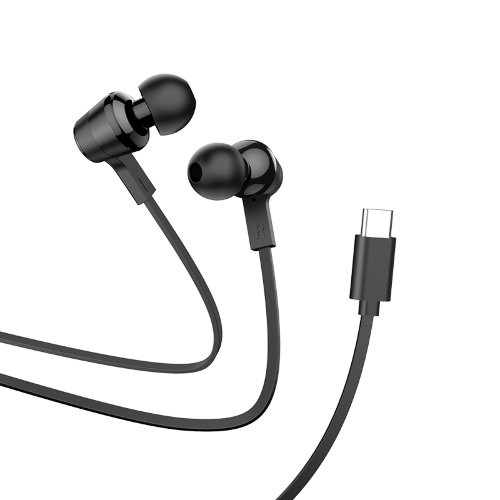 Наушники Hoco M86 Ocean universal digital earphones with microphone for Type-C - Black
