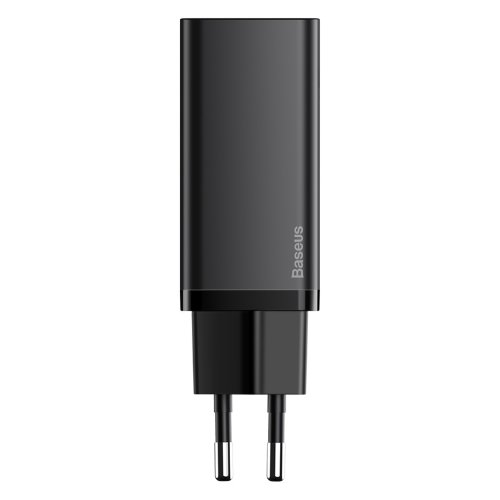 Зарядное устройство Baseus GaN2 lite USB+USB-C, 3A, 65W - Черный (CCGAN2L-B01)