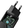 Зарядное устройство Baseus GaN2 lite USB+USB-C, 3A, 65W - Черный (CCGAN2L-B01)