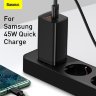 Зарядное устройство Baseus GaN2 lite USB+USB-C, 3A, 65W - Черный (CCGAN2L-B01)