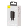 Зарядное устройство Baseus GaN2 lite USB+USB-C, 3A, 65W - Черный (CCGAN2L-B01)