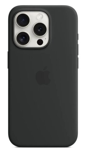 Чехол для Silicone case Magsafe for IP 15 (6.1) - Black