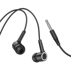 Наушники Hoco M104 Gamble universal earphones with mic - Black