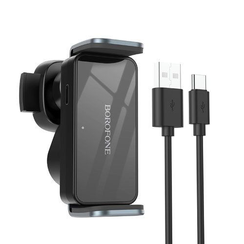 Автодержатель Borofone BH66 Smart electric car holder - Black