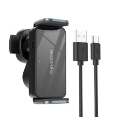 Автодержатель Borofone BH66 Smart electric car holder - Black