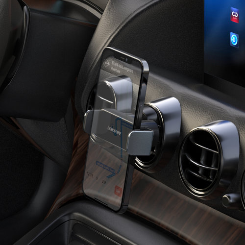 Автодержатель Borofone BH66 Smart electric car holder - Black
