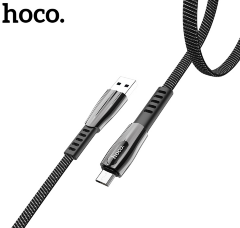 Кабель HOCO U70 Splendor charging data cable for Micro dark gray