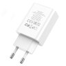 Зарядка Hoco C100A PD20W+QC3.0 charger with digital display(EU) - White