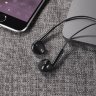 Наушники hoco M55 Memory sound wire control earphones with mic - Black