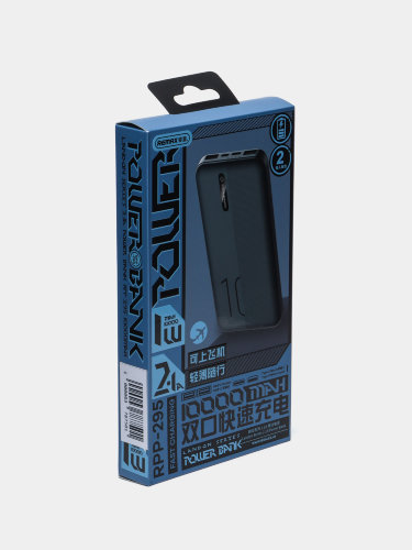 Аккумулятор внешний Remax RPP-295 landon series 2.1A power bank 10000mAh - Black