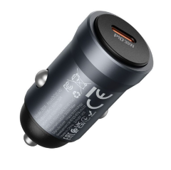 Автомобильное ЗУ HOCO Z62A Energy single port PD30W car charger Metal gray